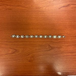 James Avery “ELIZABETH” bracelet. Sterling silver